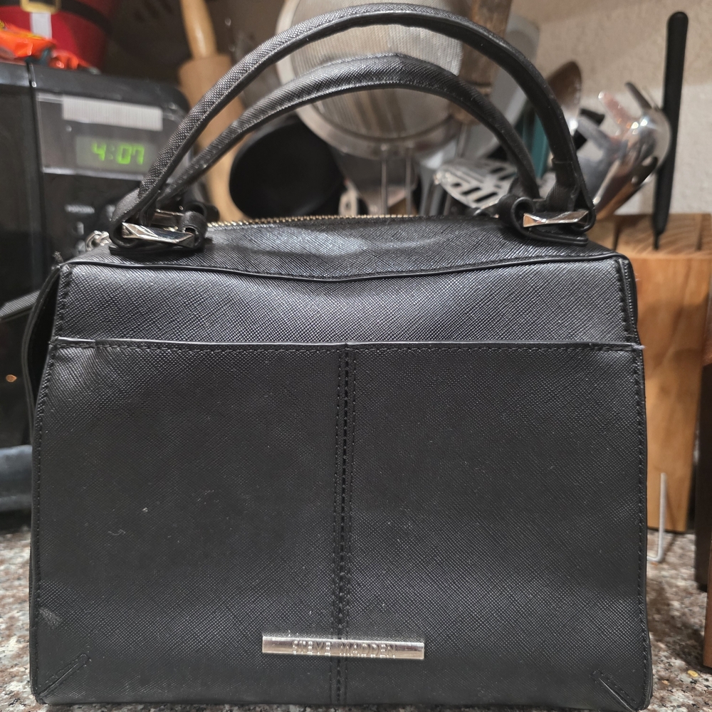 Steve Madden Black Satchel